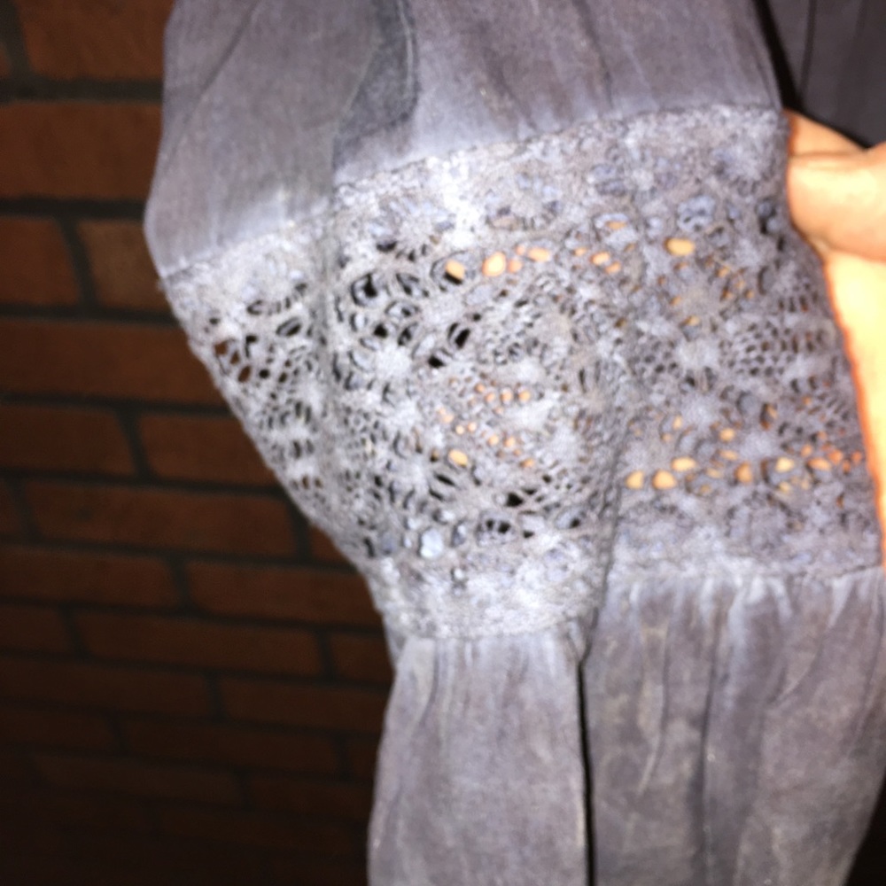 Navy blue boho top - Picture 7 of 7